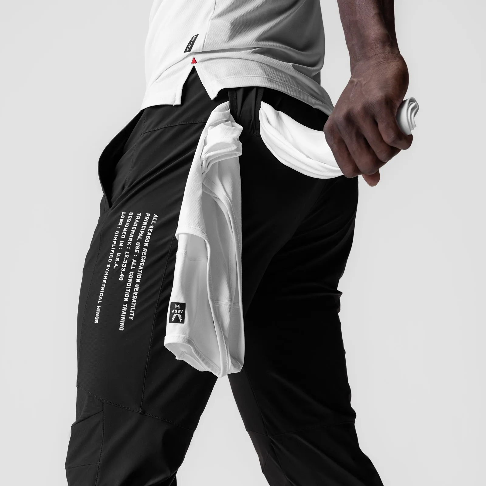 0959. Tetra-Lite® Moto Jogger - Black "Multi-Text"