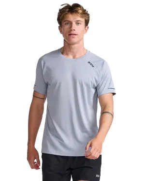 2XU Men&#x27;s Aero Tee Weathervane/Black Reflective | Buy 2XU Men&#x27;s Aero Tee Weathervane/Black Reflective here | Outnorth