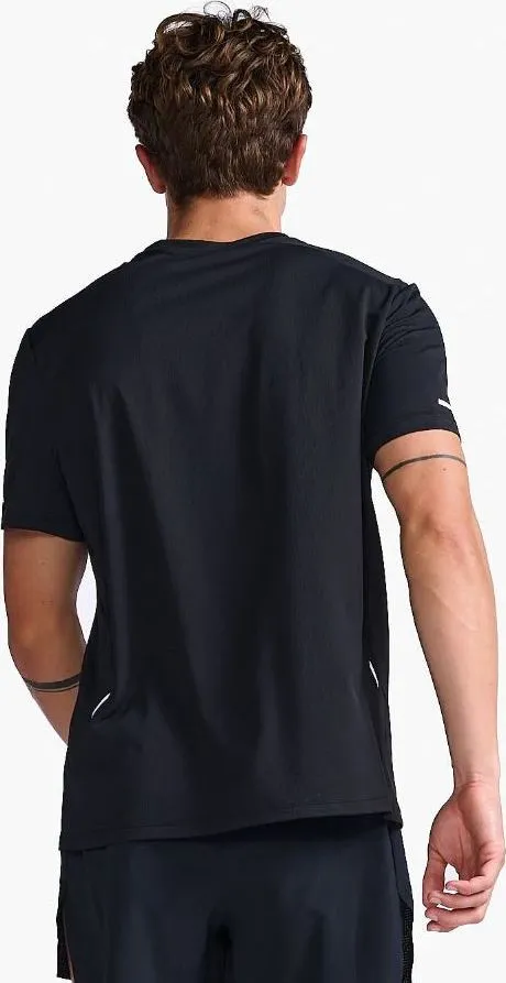 2XU Men&#x27;s Light Speed Tee Black White X/White Reflective | Buy 2XU Men&#x27;s Light Speed Tee Black White X/White Reflective here | Outnorth