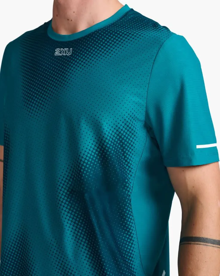 2XU Men&#x27;s Light Speed Tee Jade X/Glacier Reflective | Buy 2XU Men&#x27;s Light Speed Tee Jade X/Glacier Reflective here | Outnorth