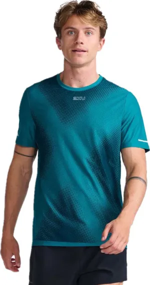 2XU Men&#x27;s Light Speed Tee Jade X/Glacier Reflective | Buy 2XU Men&#x27;s Light Speed Tee Jade X/Glacier Reflective here | Outnorth