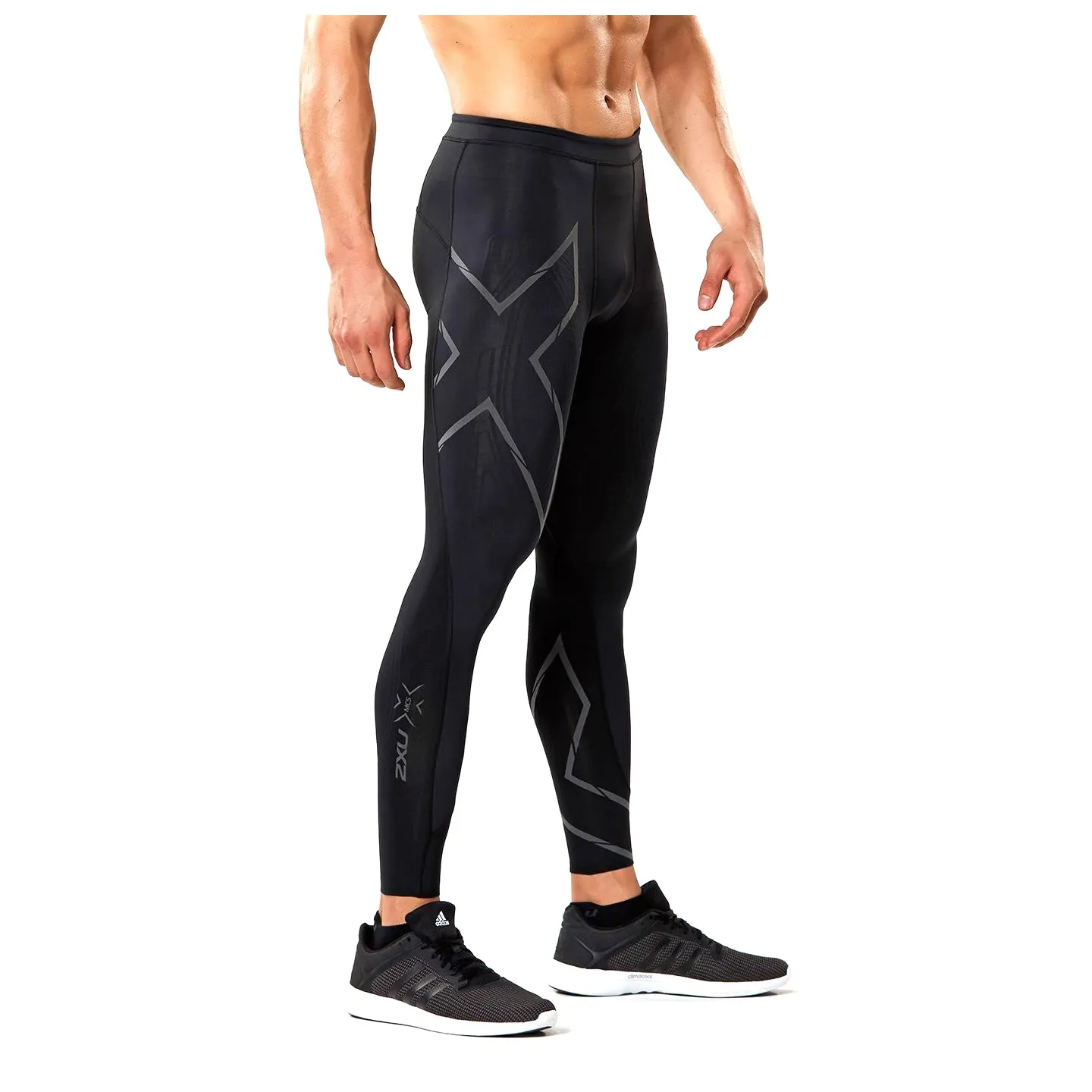 2XU Men&#x27;s MCS Run Compression Tights Black/Black Reflective | Buy 2XU Men&#x27;s MCS Run Compression Tights Black/Black Reflective here | Outnorth