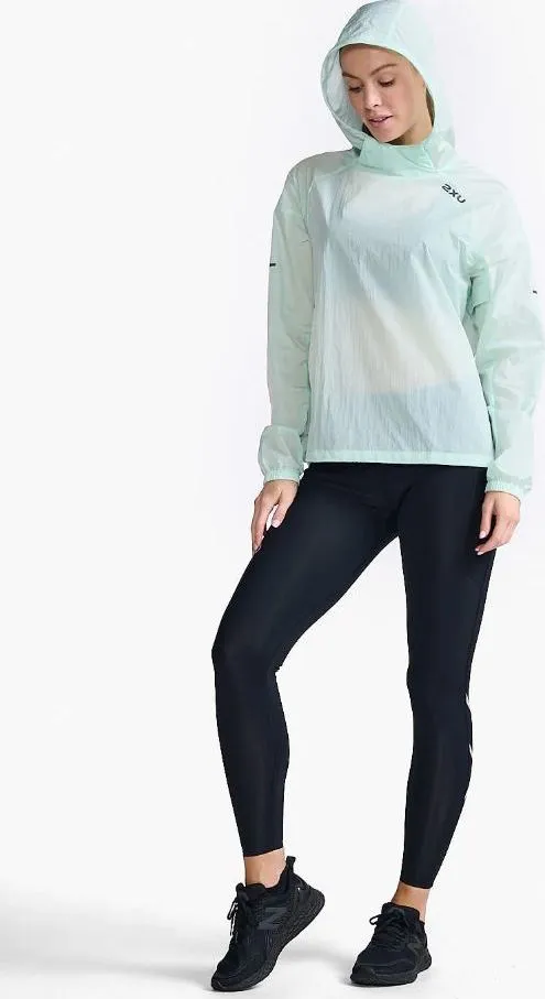 2XU Women&#x27;s Aero Anorak Glacier/Black Reflective | Buy 2XU Women&#x27;s Aero Anorak Glacier/Black Reflective here | Outnorth