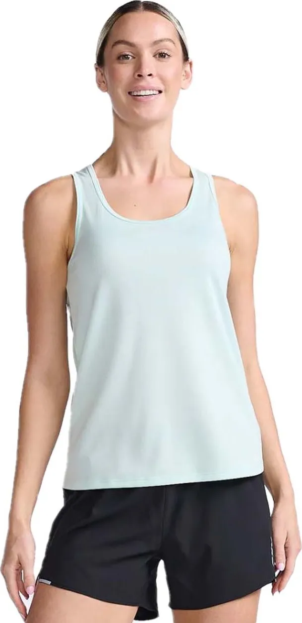 2XU Women&#x27;s Aero Singlet Glacier/White Reflective | Buy 2XU Women&#x27;s Aero Singlet Glacier/White Reflective here | Outnorth