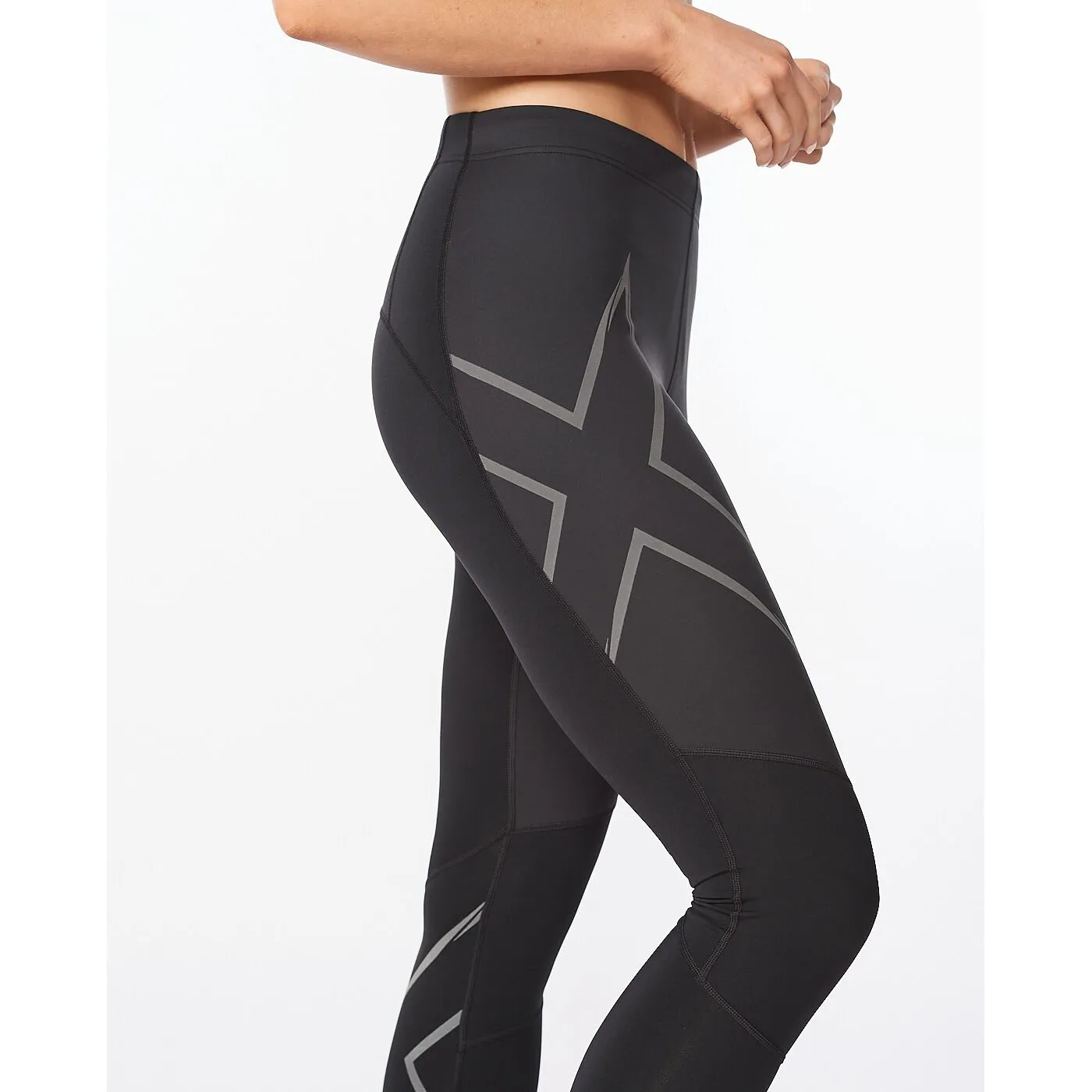 2XU Women&#x27;s Ignition Shield Compression Tights Black/Black Reflective | Buy 2XU Women&#x27;s Ignition Shield Compression Tights Black/Black Reflective here | Outnorth