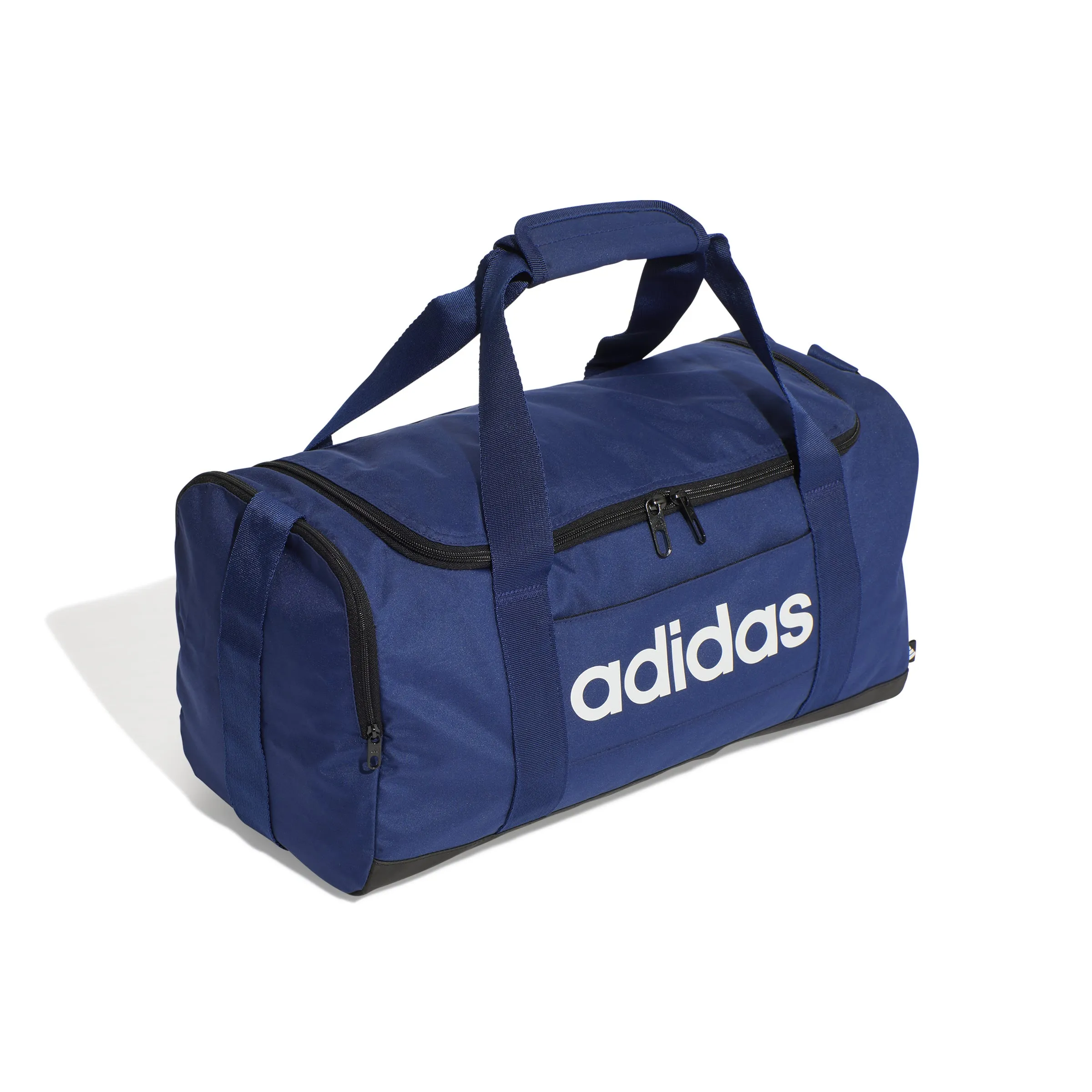 Adidas Linear Small Duffle Bag - Dark Blue/White