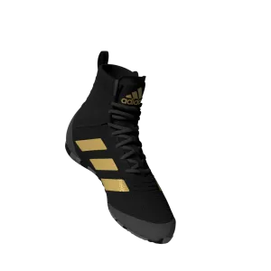 Adidas Speedex 18 Boxing Shoes Black and Gold