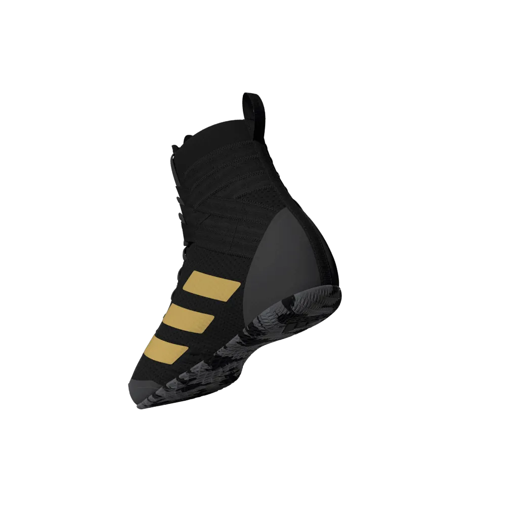 Adidas Speedex 18 Boxing Shoes Black and Gold