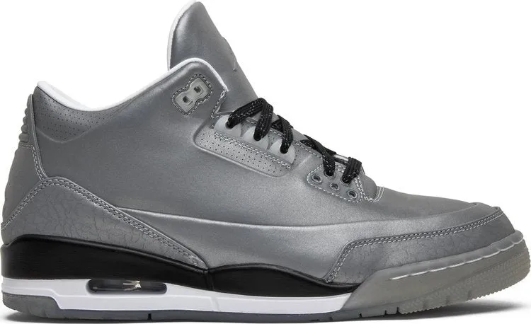 Air Jordan 3 5Lab3 Reflective Silver sneakers, silver