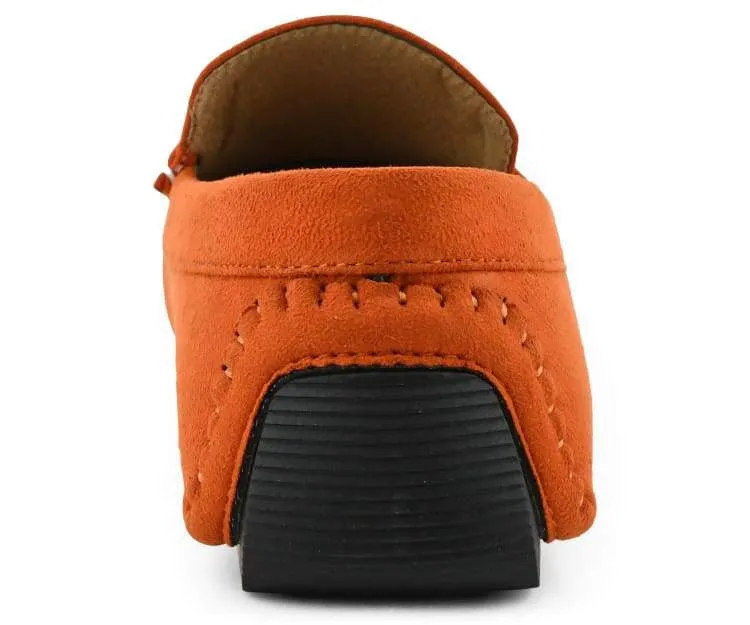 Amali Walken 2 Men’s Orange Suede Driving Shoes