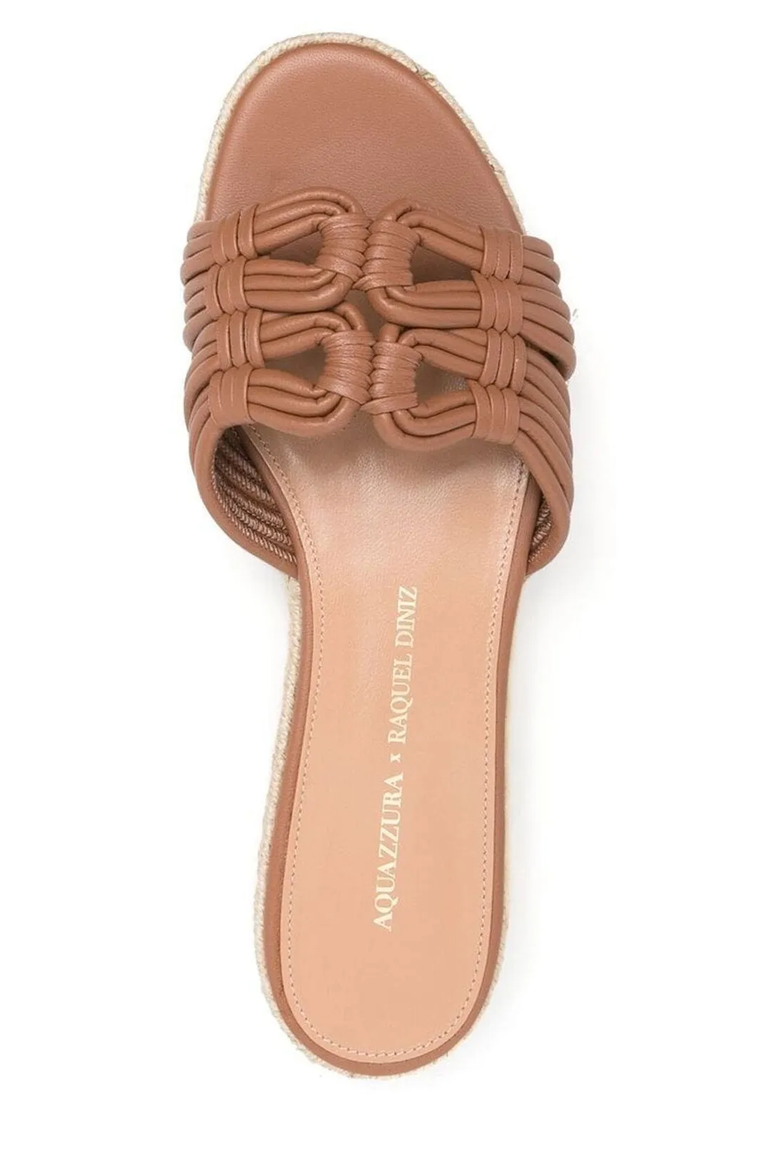 Aquazzura X Raquel Diniz Woven Sandals