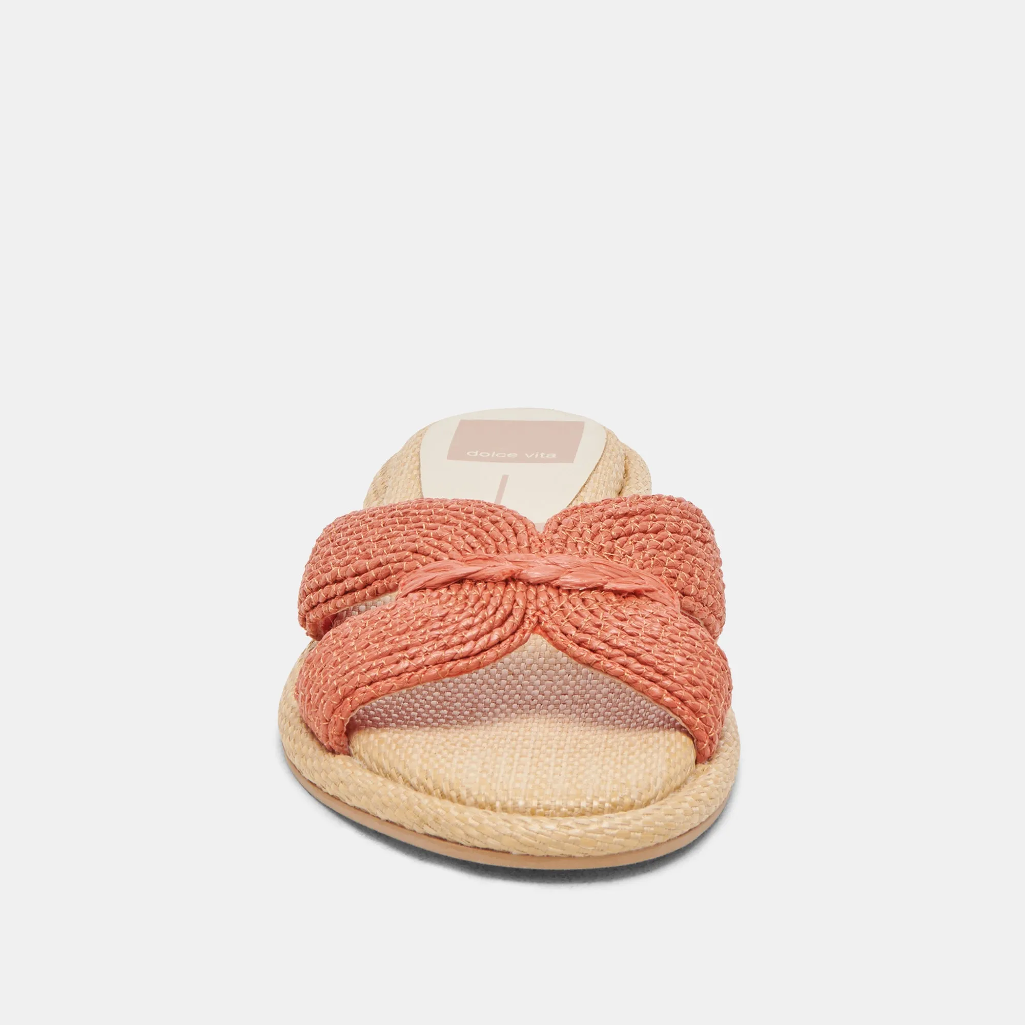 ATOMIC SANDALS PERSIMMON RAFFIA