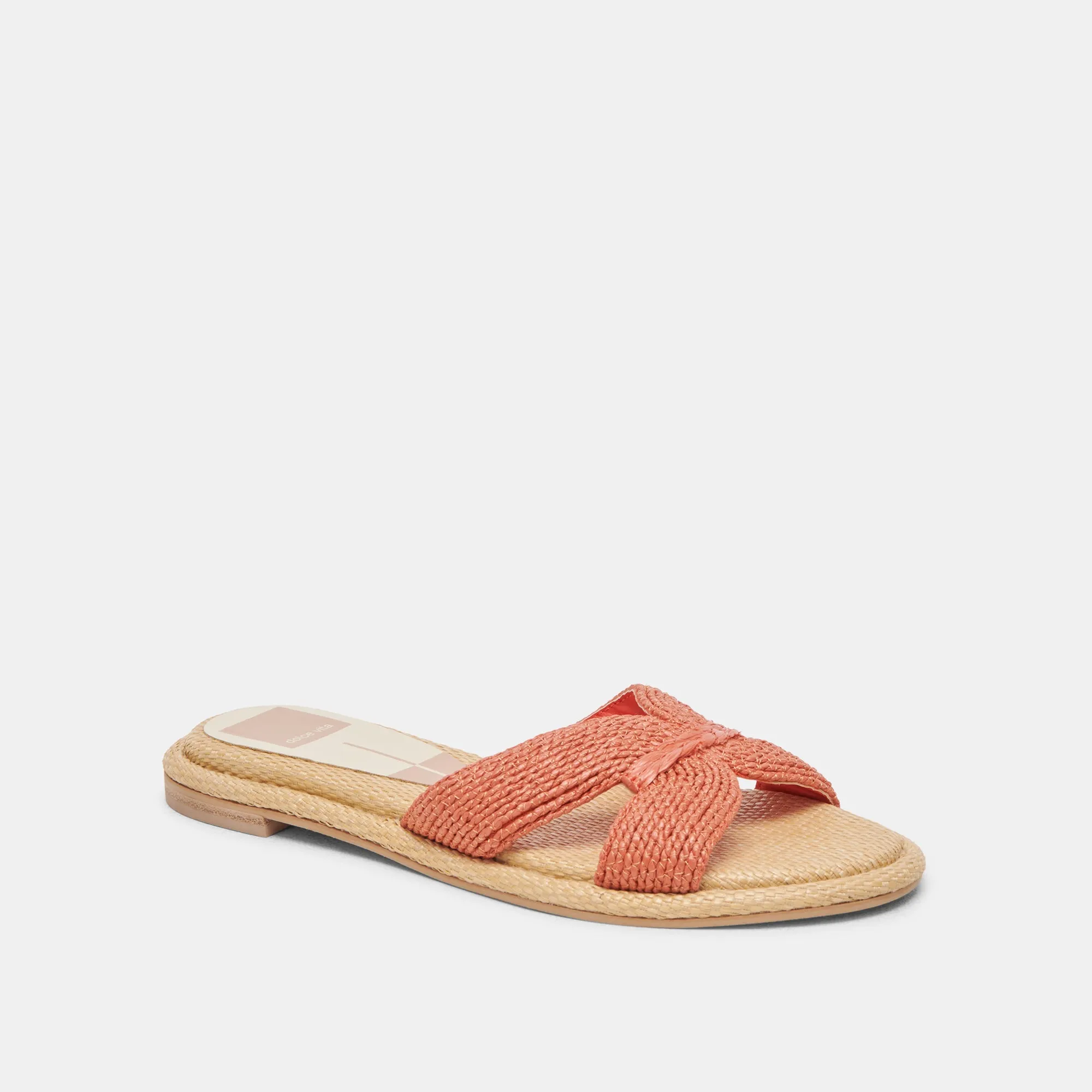 ATOMIC SANDALS PERSIMMON RAFFIA