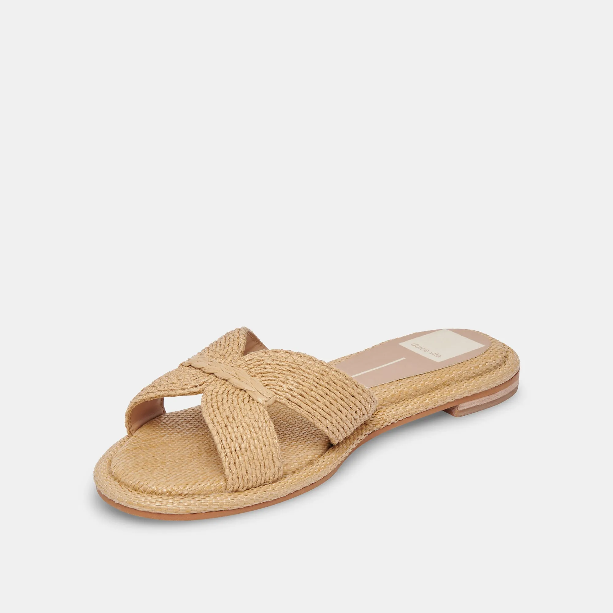 ATOMIC WIDE SANDALS LT NATURAL RAFFIA