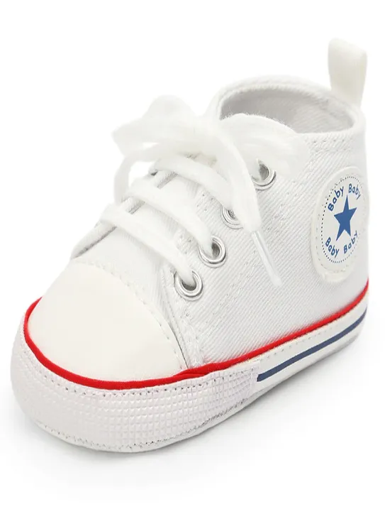 Baby First Steppers Canvas Sneaker Flats by Liv and Mia