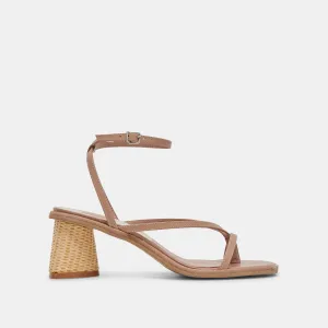 BANITA WIDE SANDALS CAFE LEATHER