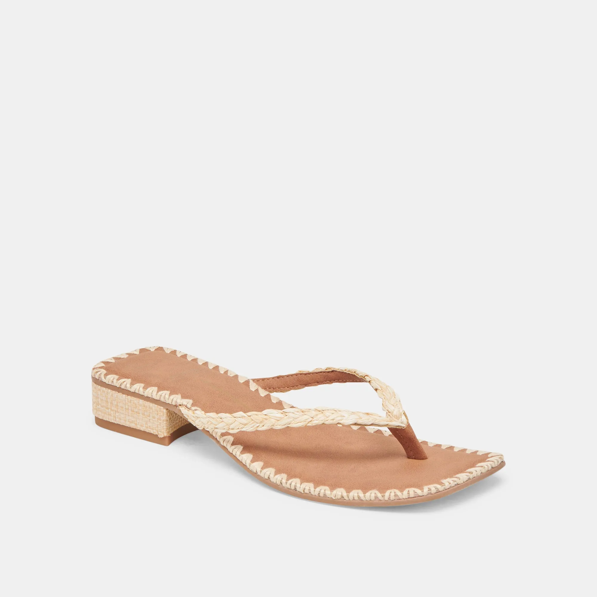 BARTY SANDALS LT NATURAL RAFFIA