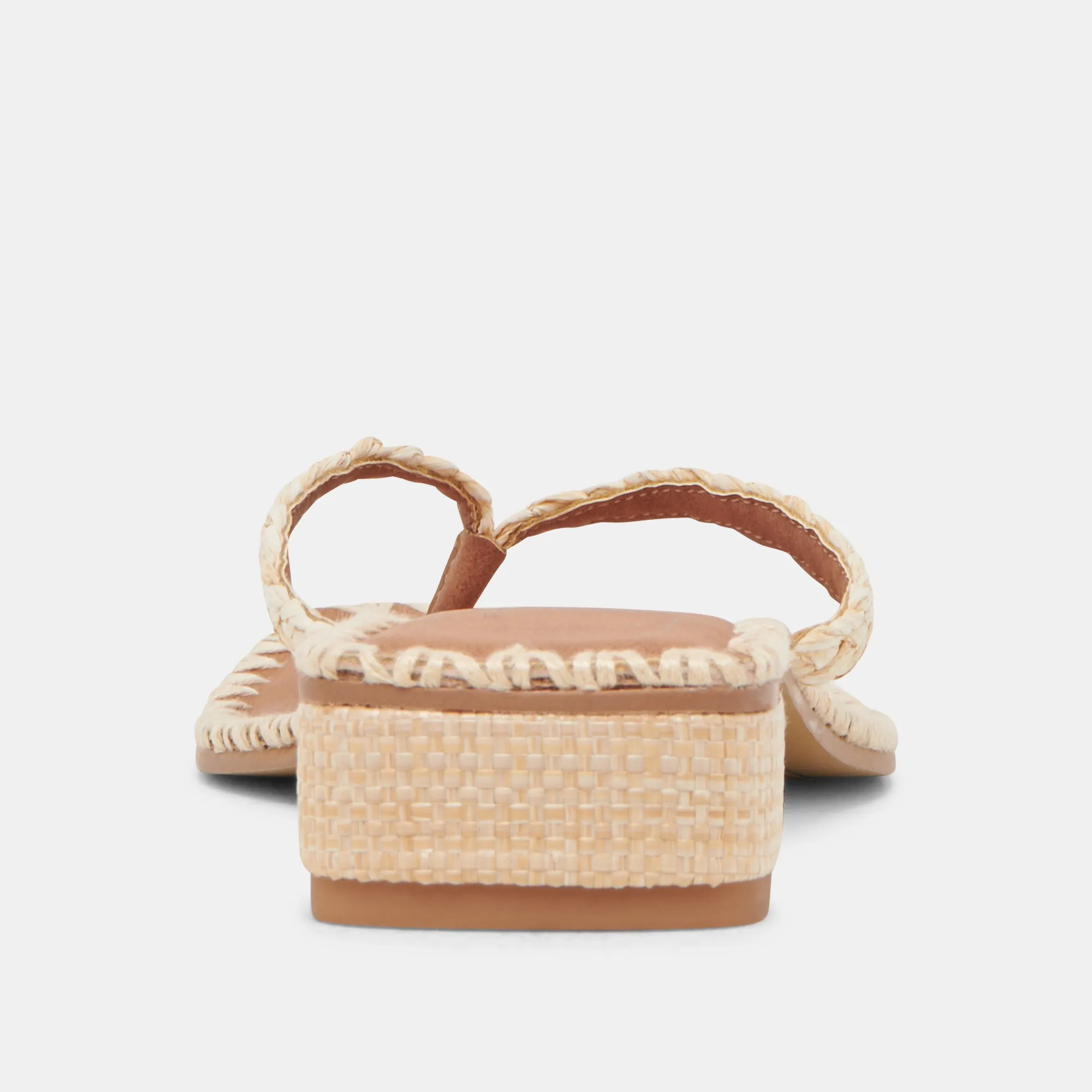 BARTY SANDALS LT NATURAL RAFFIA