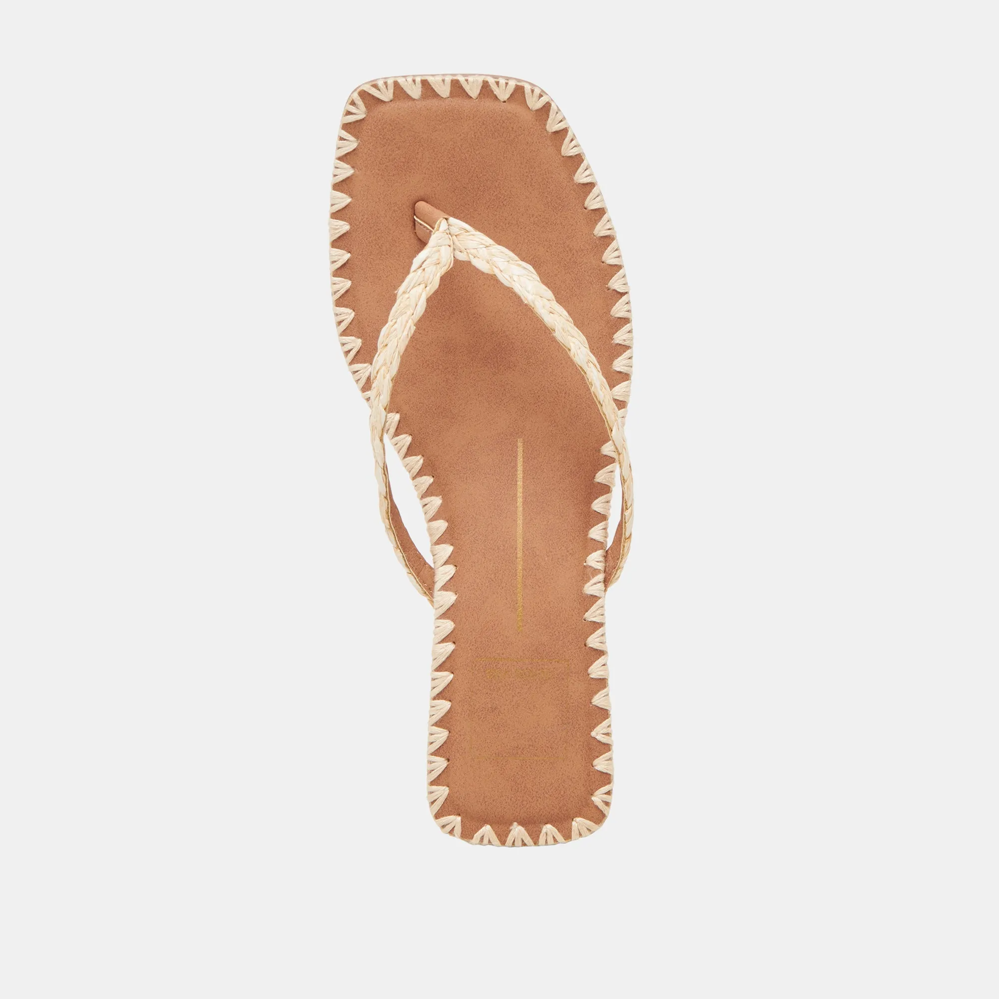 BARTY SANDALS LT NATURAL RAFFIA