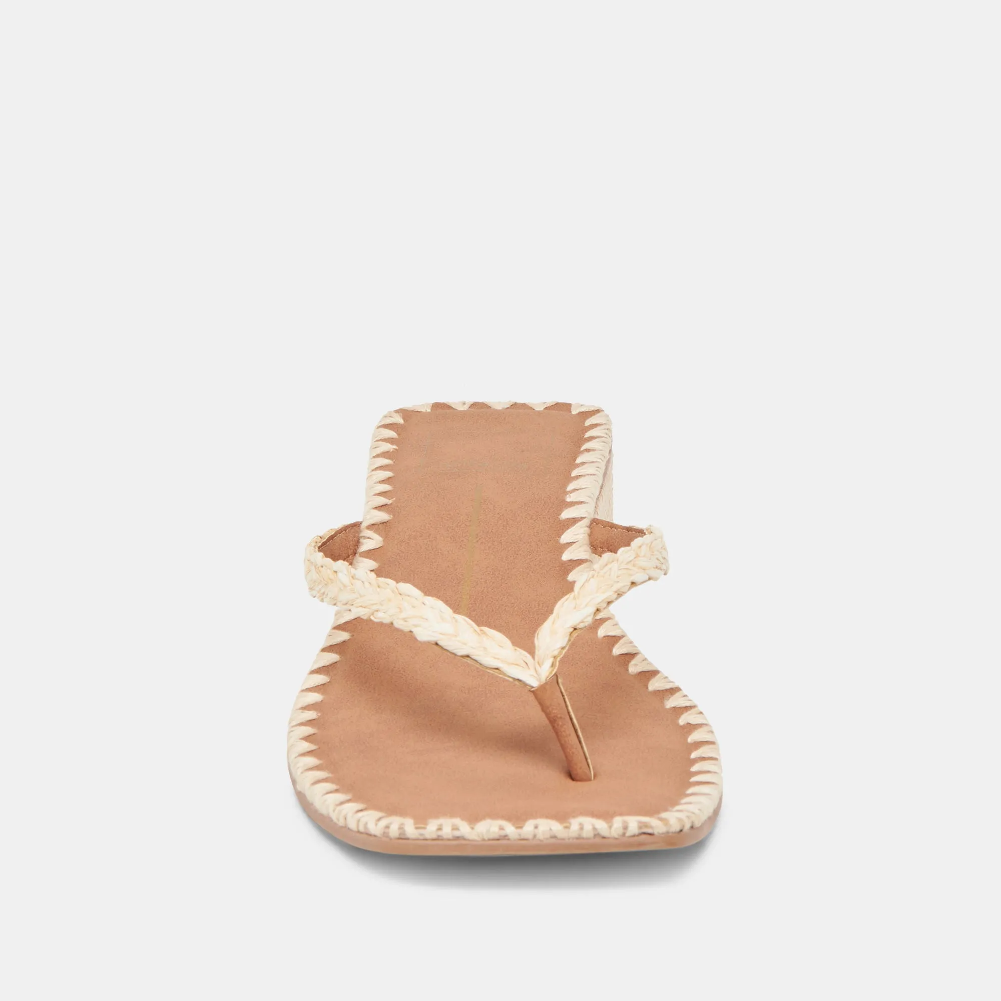 BARTY SANDALS LT NATURAL RAFFIA