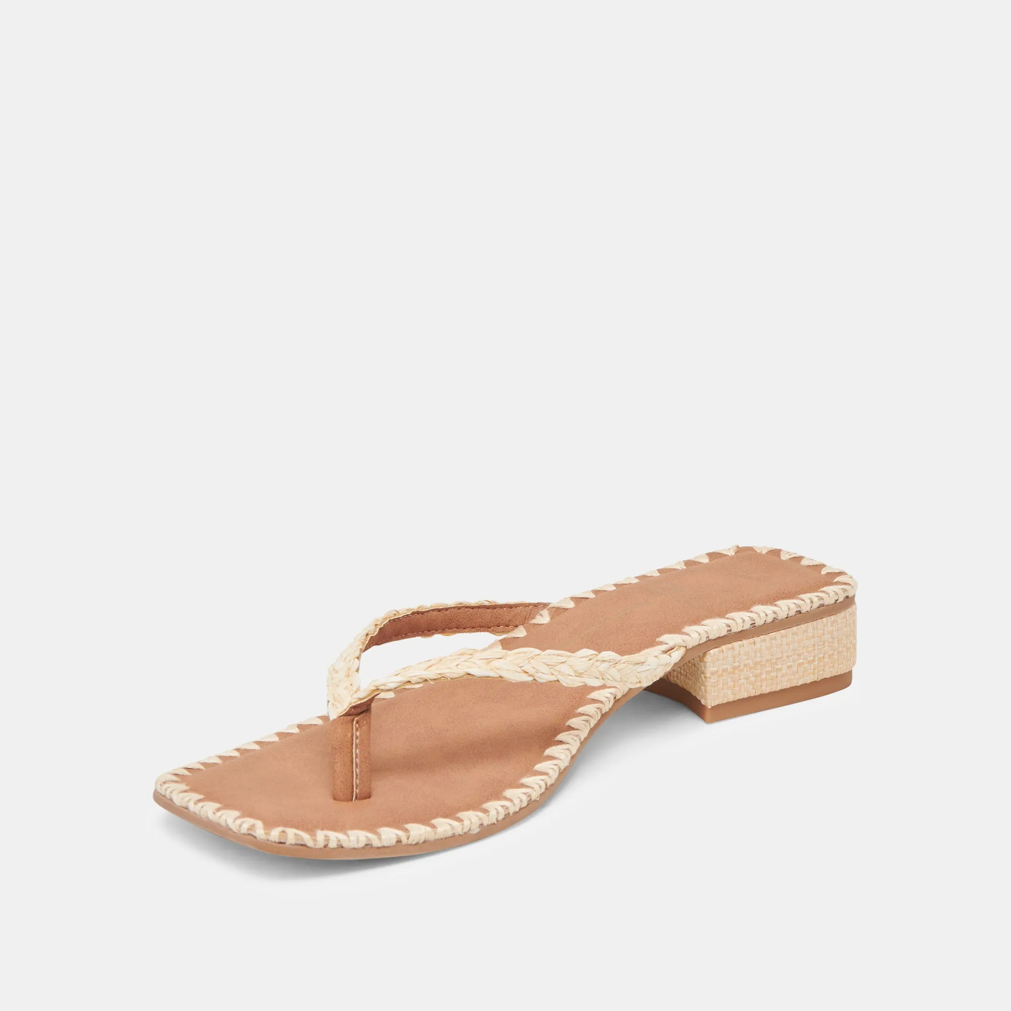 BARTY SANDALS LT NATURAL RAFFIA