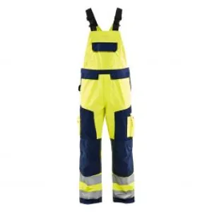 Bib&#x20;Trouser&#x20;2660&#x20;High&#x20;Vis&#x20;Geel&#x2F;Marine&#x20;-&#x20;Bl&#xE5;kl&#xE4;der