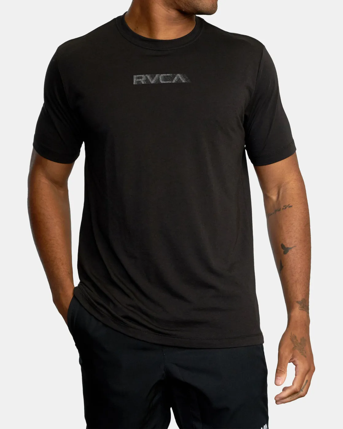 Big RVCA Speed Workout Shirt - Black