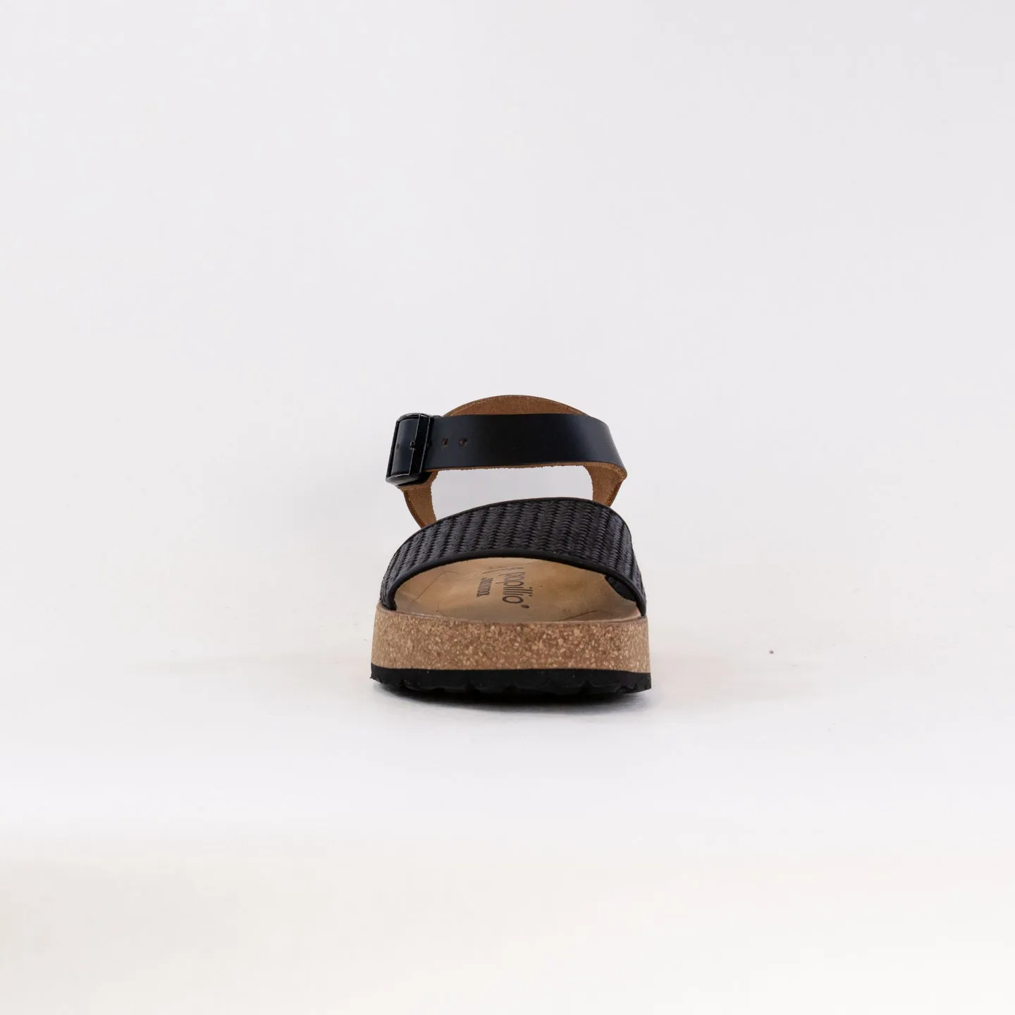 Birkenstock-Papillo Glenda (Women's) - Black Raffia Leather