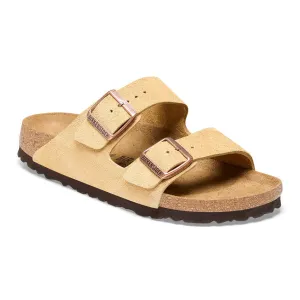 'Birkenstock' Women's Arizona Suede Leather Sandal - Latte Cream