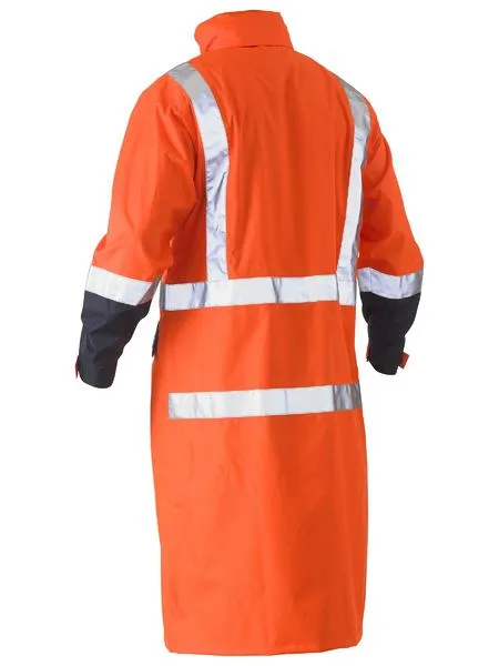 Bisley Taped Hi Vis Long Rain Coat (BJ6961T)