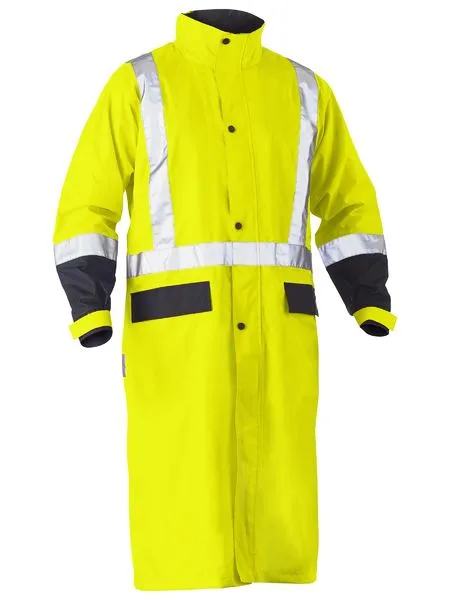 Bisley Taped Hi Vis Long Rain Coat (BJ6961T)