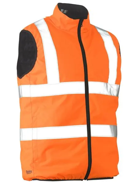 Bisley Taped Hi Vis Reversible Puffer Vest (BV0330HT)