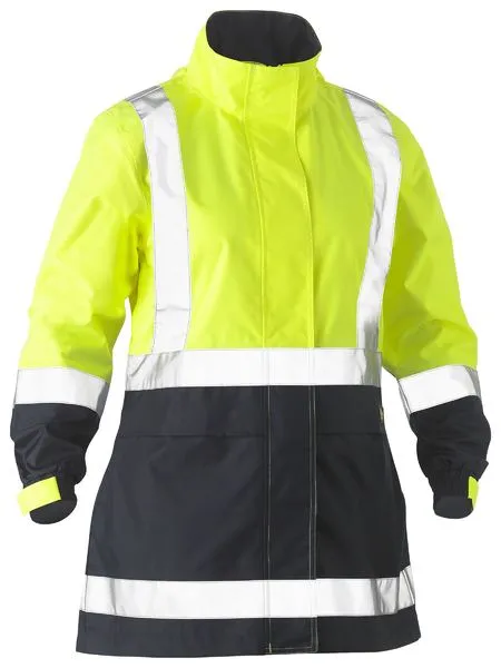 Bisley Women's H Taped Two Tone Hi Vis Rain Jacket (BJL6966T)