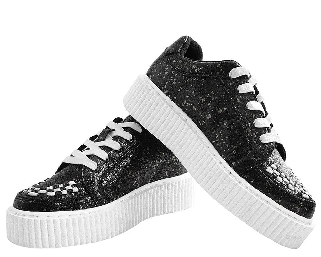 Black & Chrome Paint Splatter Casbah Creeper