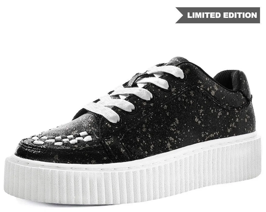 Black & Chrome Paint Splatter Casbah Creeper