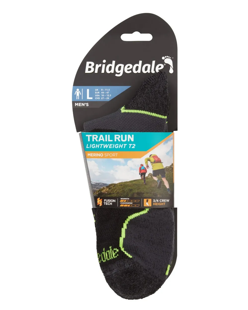 Bridgedale Lightweight T2 Merino Sport 3/4 Crew Socks