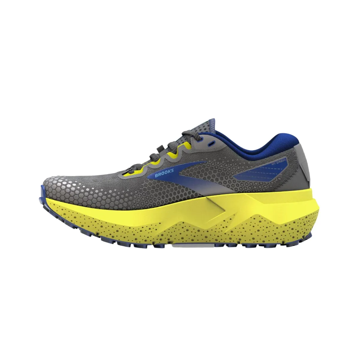 Brooks Caldera 6 Gray Lime Green Shoes