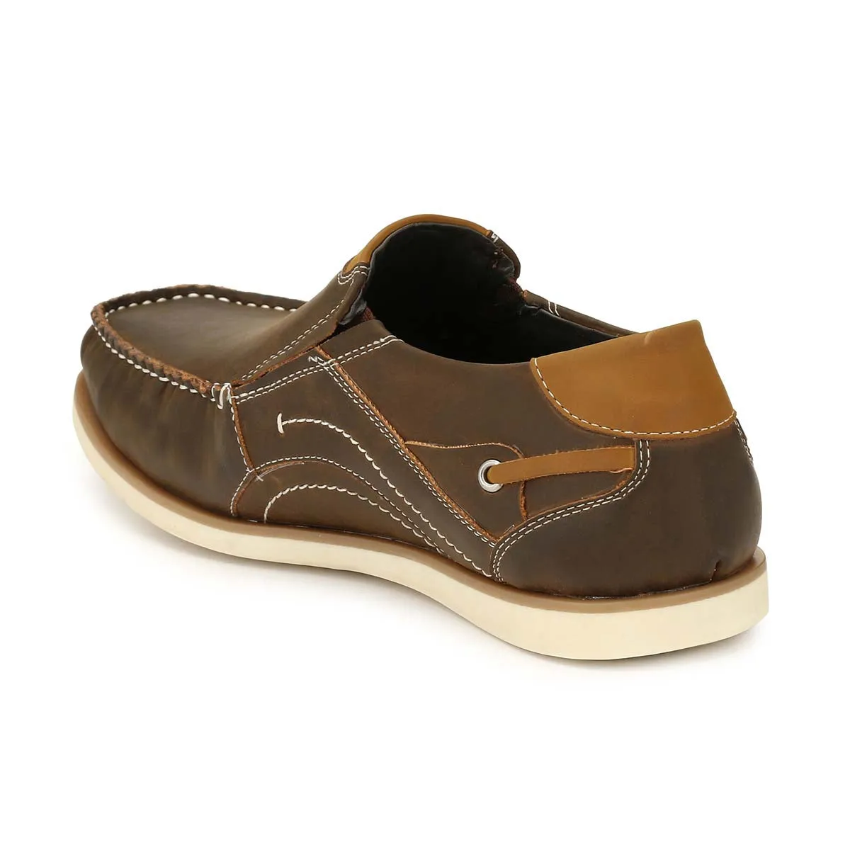 Brown Casual Driving Shoe