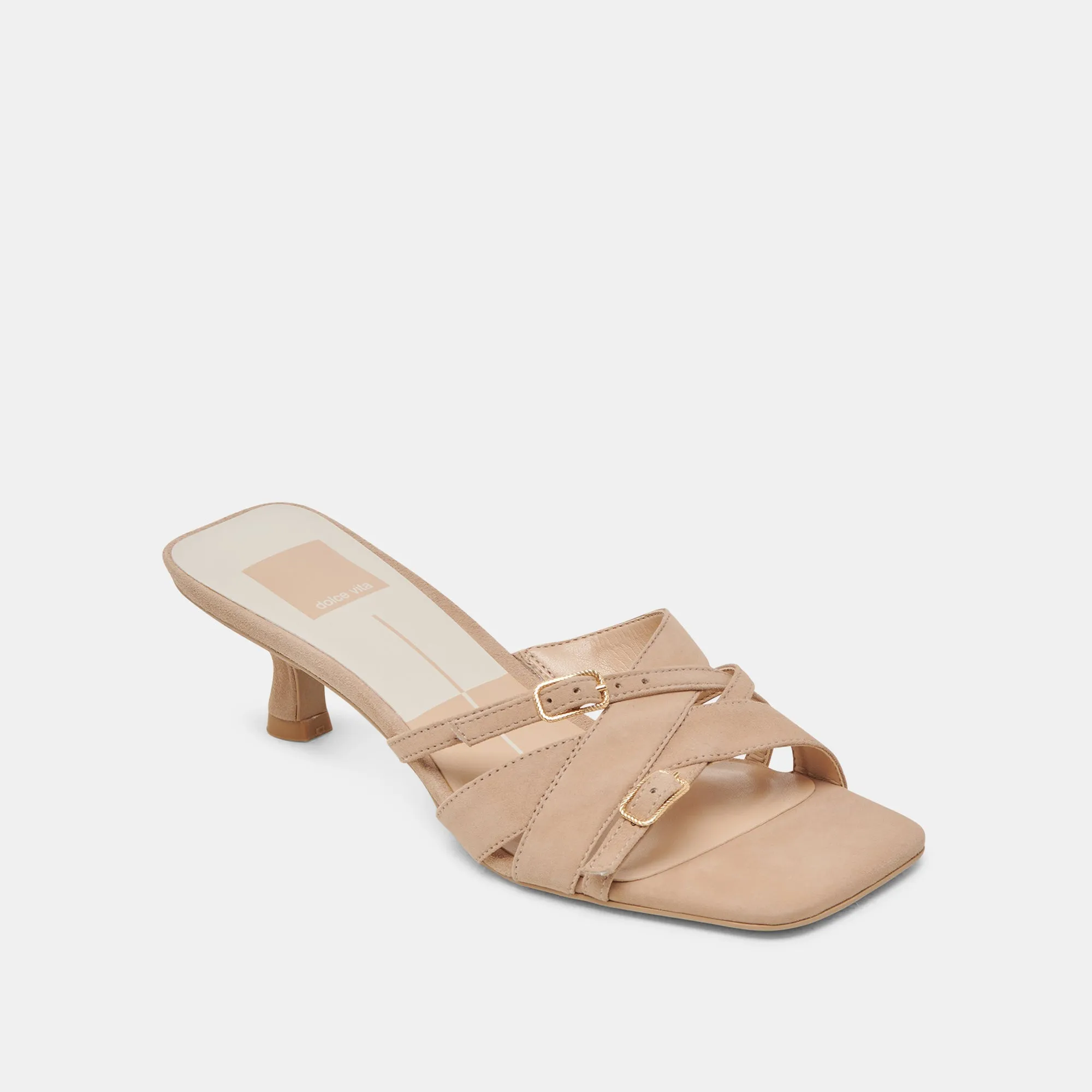 BRYANT HEELS CAMEL SUEDE