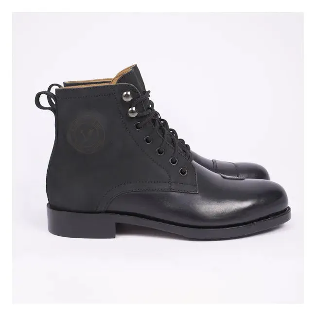 ByCity Sicilia Leather Short Boots Black