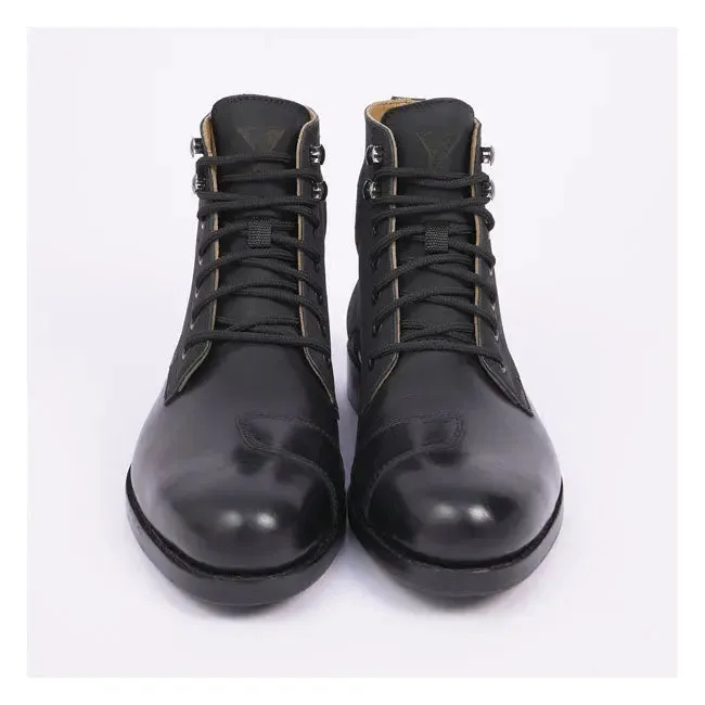 ByCity Sicilia Leather Short Boots Black