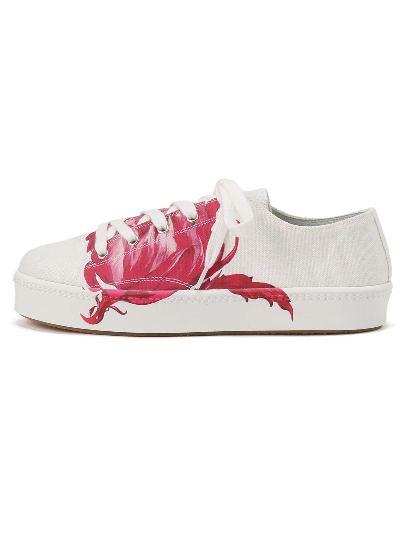 CACTUS DESIGN  PRINT LOW-CUT CANVAS SNEAKER