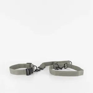 Carhartt WIP Tour Dog Leash &amp; Collar - Smoke Green / Reflective