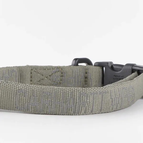 Carhartt WIP Tour Dog Leash &amp; Collar - Smoke Green / Reflective