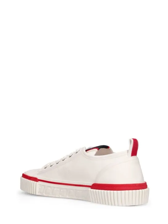 Christian Louboutin   20mm Pedro canvas low top sneakers 