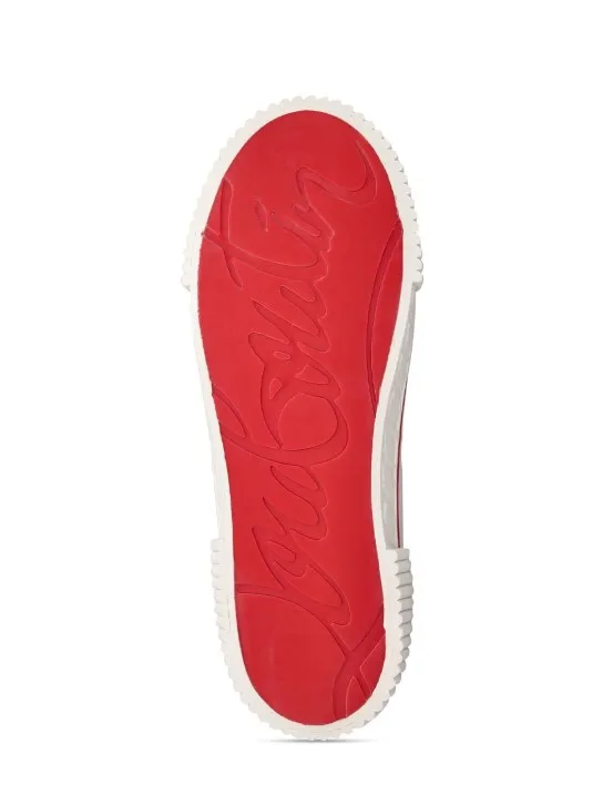 Christian Louboutin   20mm Pedro canvas low top sneakers 