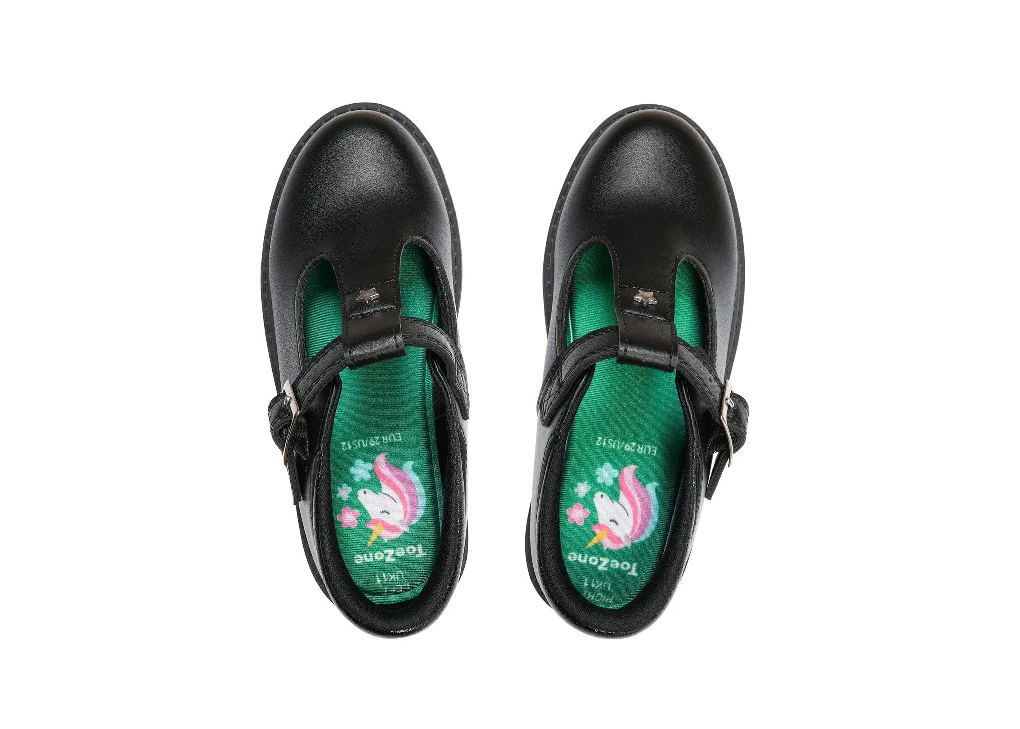 CLEO - Vegan T-Bar Star School Shoes