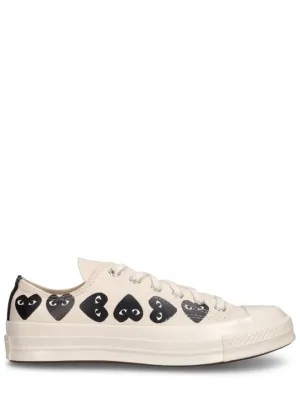 Comme des Garçons Play   Converse canvas low top sneakers 