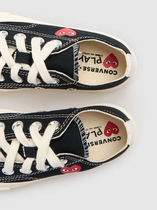 Comme des Garçons Play   Play Converse cotton low sneakers 