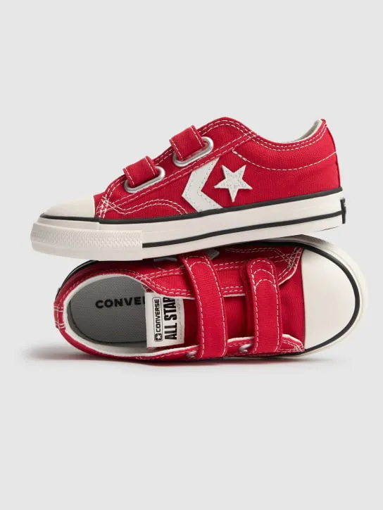 Converse   Cotton canvas strap sneakers 